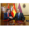 Imagen de actividad: Firma de la Diputación Provincial con la Fundación Caja de Burgos