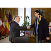 Imagen de noticia: Visita del Alcalde de Poza de la Sal al Presidente de la Diputación 