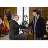 Imagen de noticia: Visita del Alcalde de Poza de la Sal al Presidente de la Diputación