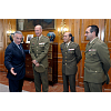 Imagen de noticia: Visita del General de División D. Pinto Sánchez a la Diputación
