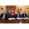 Imagen de actividad: Firma de Convenio entre la Diputación  y la Fundación San Salvador de Oña
